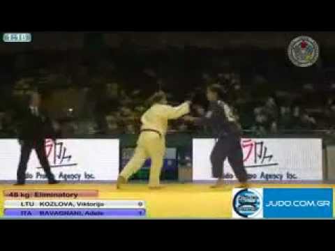World Judo Championship U17 Kiev 2011 -48kg Adele Ravagnani (ITA)- Viktorija Kozlova (LTU)