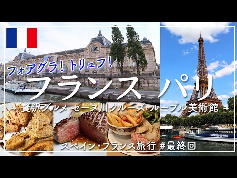 "Trip Vlog" Viaje para Paris, França Encontro uma demonstração em grande escala?! Comida gourmet de luxo e cruzeiro no rio Sena (Europa #Episódio final)