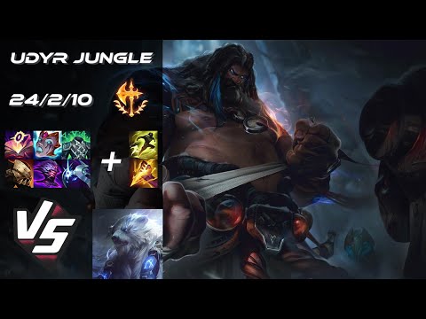 JUNGLE Udyr vs Volibear - NA Grandmaster Patch 25.19