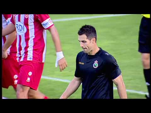 La Liga | Gol de Acuña (1-0) en el Girona CF - Racing de Santander | 10-11-2012 | J13