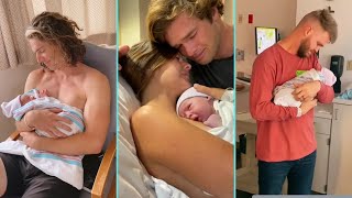 Fathers who burst into tears when they hold their baby for the first time I Emotional Moments