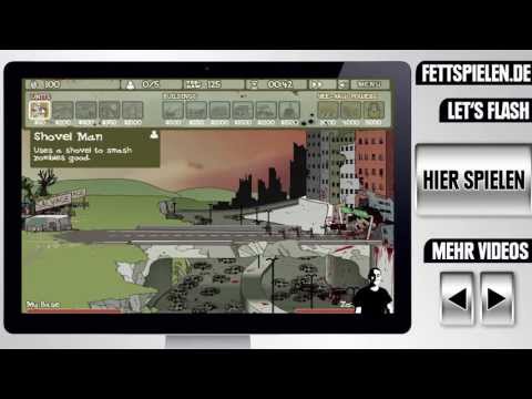 Let's Play Flash - Zombie Trailer Park - BRAINS! [Full-HD Gameplay] [Deutsch]