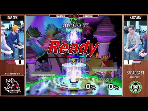 Valhalla - Gardex (Peach) Vs. KasparV (Marth) - Pools Wave A - Melee Singles