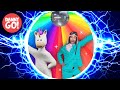 "Rainbow Disco Unicorn Dance!" 🦄 ⚡️HYPERSPEED REMIX⚡️/// Danny Go! Songs for Kids