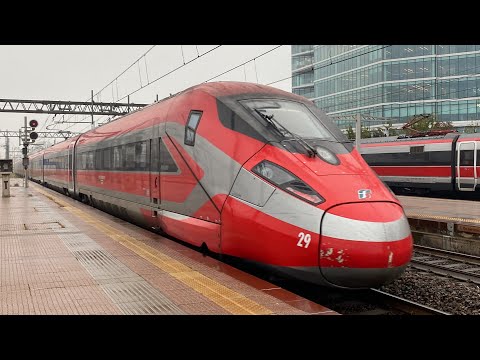 TRENI PASSEGGERI E MERCI VELOCI DI OGNI TIPO in transito alla stazione di Milano Rogoredo!
