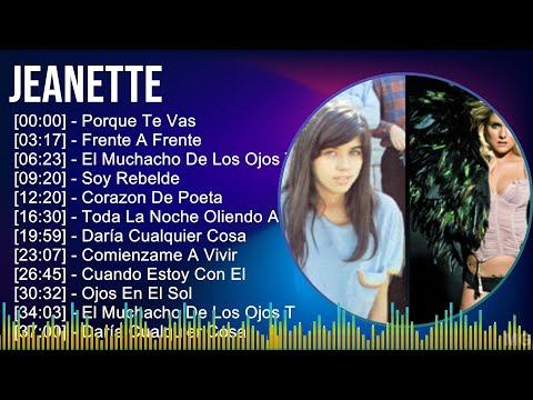 Jeanette 2024 MIX Las Mejores Canciones - Porque Te Vas, Frente A Frente, El Muchacho De Los Ojo...