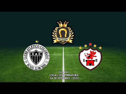 C. A. Colorado 1 x 3 E. C. Moleque Travesso - COPA CDC FERRADURA 40+ (24/09/2022)