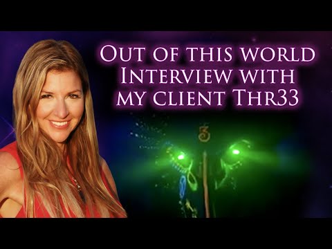 Out of this world Interview with my client Thr33