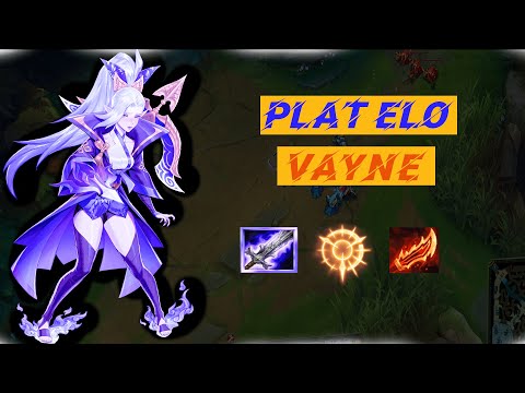 PLAT ELO VAYNE GAMEPLAY!!!