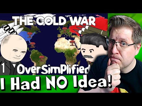 History Noob Watches OverSimplified - The Cold War (Part 1) | Some INTENSE History! [Reaction]