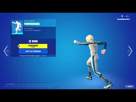 Unlock the Fun! Fortnite Rare Emote - Pumpernickel Showcase