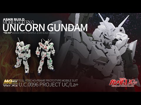 Gundam Build | MGEX UNICORN Ver.Ka | MG | Quick Build | ASMR | Gundam ASMR | Gunpla ASMR Build