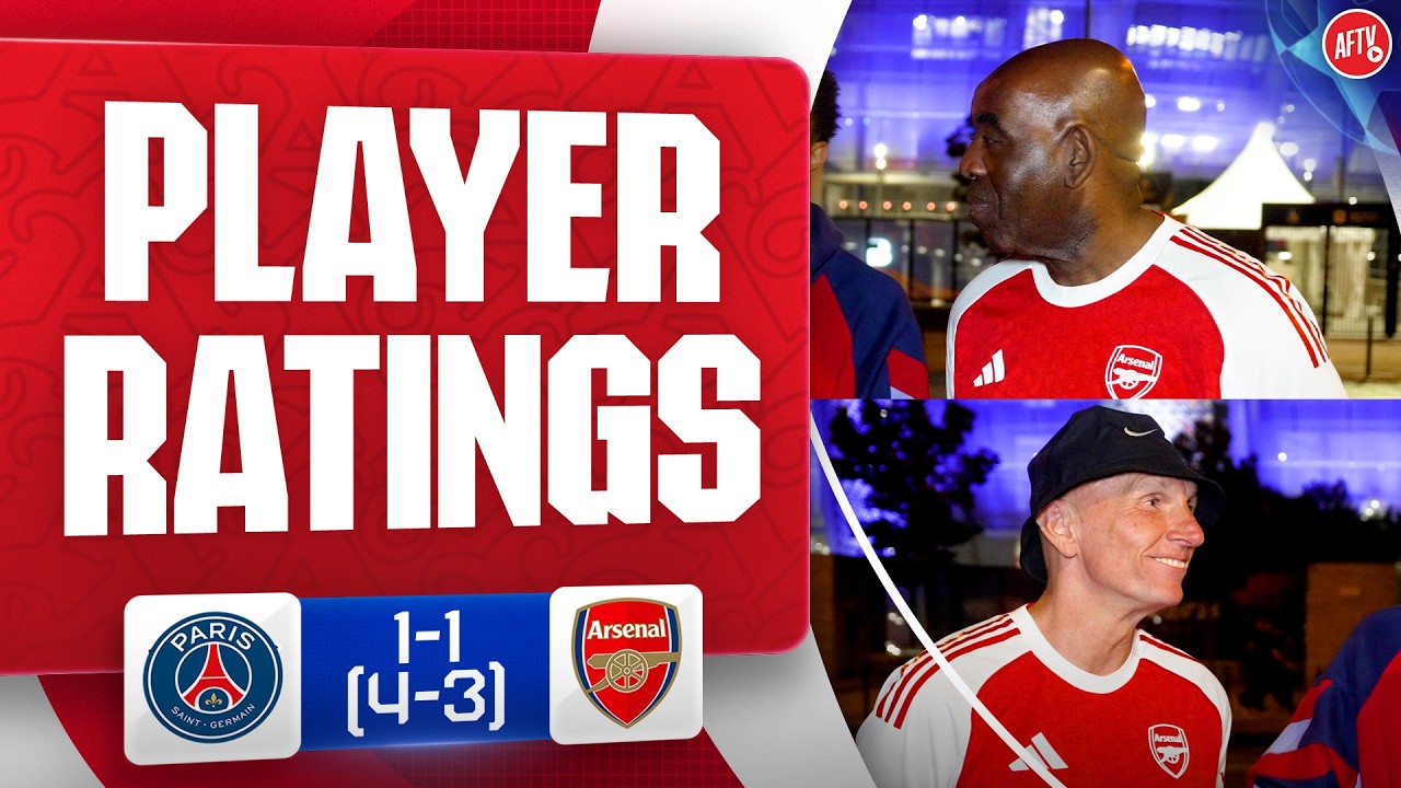 Heartbreak In Budapest! Arsenal vs PSG Player Ratings | PSG 1-1 (4-3) Arsenal