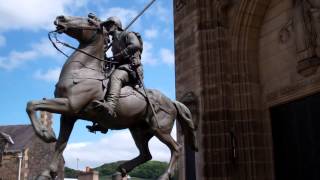 preview picture of video 'Reiver Monument War Memorial Galashiels Scottish Borders Scotland'