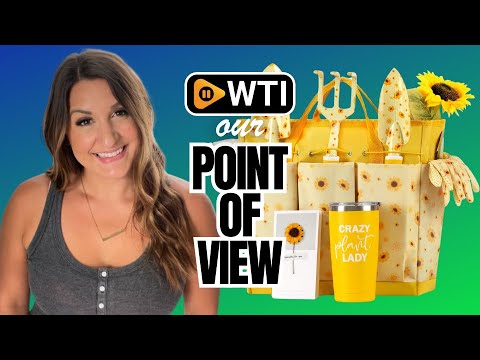 Sunflower Gardening Gifts for Women - WTI product video review