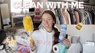EXTREME deep cleaning my room!! *organizing & decluttering* | cleaning motivation