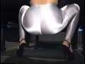 Spandex Silver Beautiful Girl 1