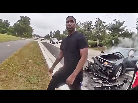 Driver Crashes Into Police Car Because He 'Hates Cops'