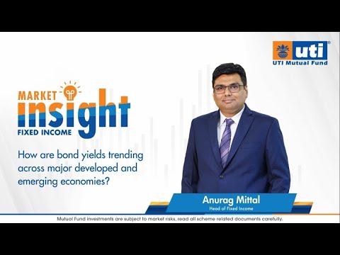 How are bond yields trending across major developed and emerging economies?