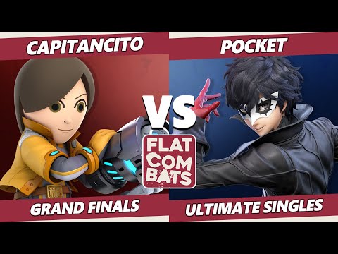 Flat Combats 3 GRAND FINALS - Capitancito (Mii Gunner) Vs. Pocket (Joker, ROB) SSBU Smash Ultimate