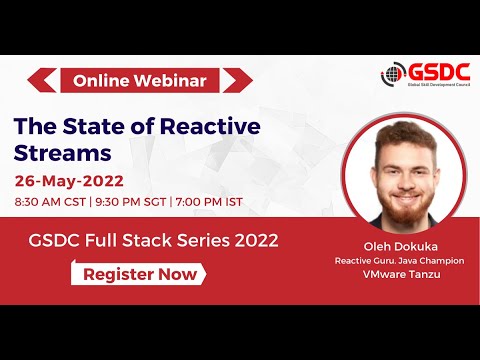 Full Stack Webinar : The State of Reactive Streams by Oleh Dokuka