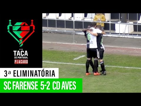 Taça de Portugal Placard: Sc Farense 5 - 2 CD Aves