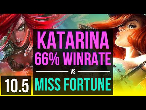 KATARINA & Nautilus vs MISS FORTUNE & Thresh (ADC) | Rank 2 Katarina | EUW Challenger | v10.5