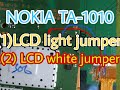 Nokia 1010 Display White Problem Nokia 1010 Display Light Problem Nokia Ta 1010 Lcd Graphic Jumper
