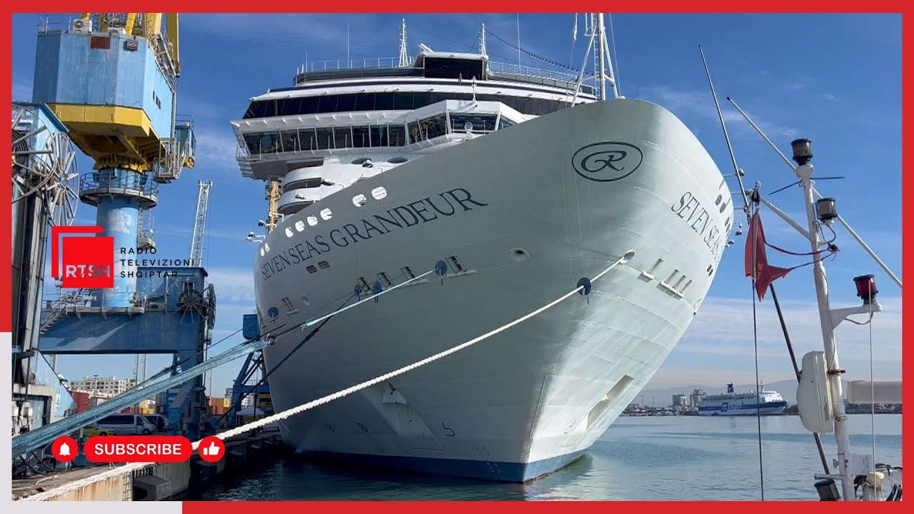 Kroçera “Seven Seas” në Portin e Durrësit, anija luksoze mbyll sezonin turistik me vizitën në vend