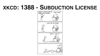 xkcd: 1388 - Subduction License (Comic Dub)