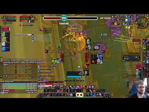 🔶🔵🔶 Pugging Highest Mythic+ Keys I can Find - Blood DK Tank POV