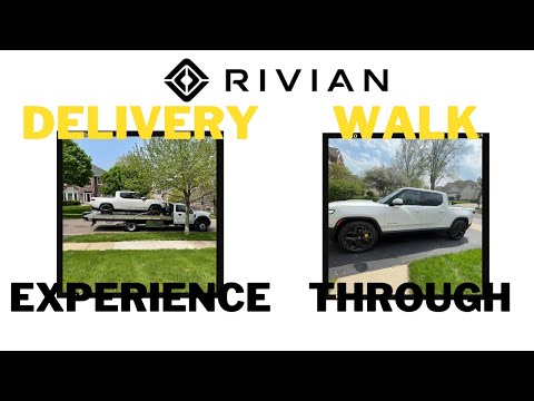 What is it like to get a Rivian R1T Delivered to your house? What does the Rivian Delivery cover?