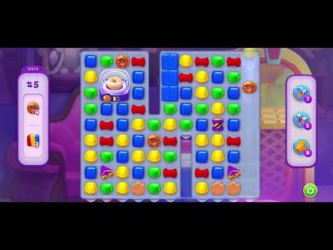 Homescapes level 12974 - no booster gameplay