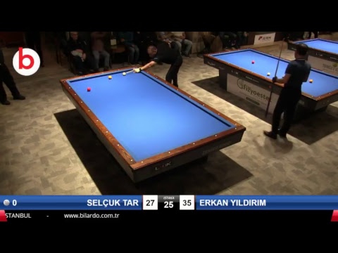 SELÇUK TAR & ERKAN YILDIRIM Bilardo Maçı - LOOK BİLARDO ÖZEL 3 BANT TÜRKİYE ŞAMPİYONASI -3.TUR