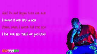 Chris Brown - Bite My Tongue [LYRIC VIDEO]