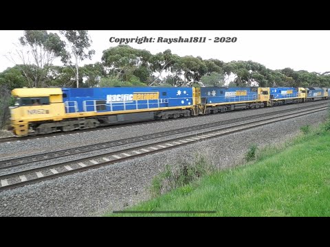 1MP2 - NR62-NR56-NR47-AN11 (PacNat steel) Lara - Australian Trains by Raysha1811