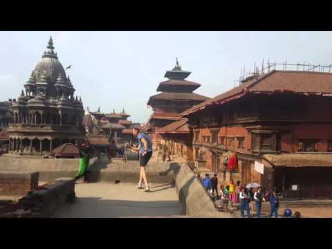 I Am The Running Man - Patan Square, Kathmandu, Nepal - April 2016