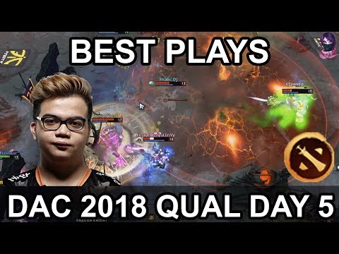 DAC 2018 Major BEST PLAYS Day 5 QUALS Highlights Dota 2 by Time 2 Dota #dota2