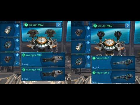 Ao Jun with Avengers and Vipers - War Robots WR