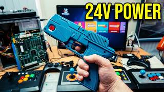 Setup Testing 24v Light Gun & Batocera 👌 The Next Arcade1up Build!