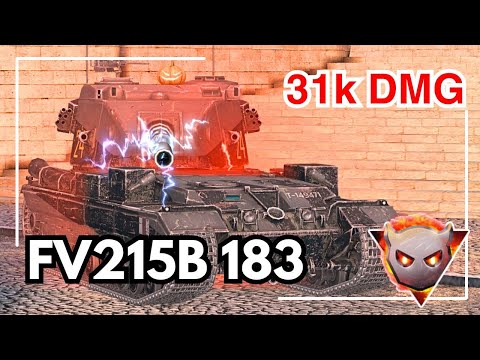 [Big Boss] the DERP boss FV215b 183•1300 per shot !!!•WOT Blitz•