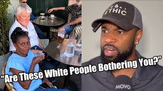 Black Man “CHECKS ON” Black Woman Because Was With White People