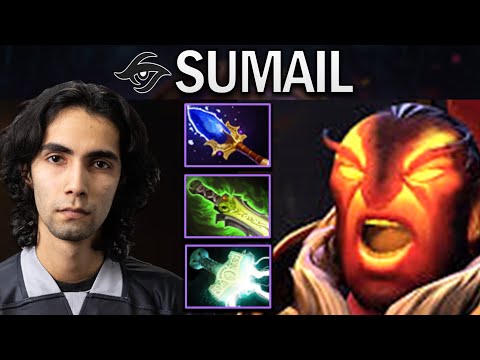 SECRET.SUMAIL EMBER SPIRIT WITH AGHANIMS-MJOLNIR - DOTA 2 GAMEPLAY