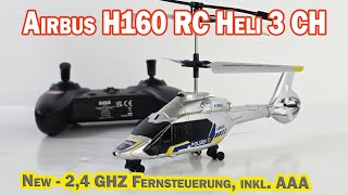 schöner Airbus H160 RC Helicopter Polizei , RTR 3 - Kanal Koaxial Dickietoys 2,4 Ghz Fernbedienung