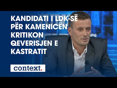Kandidati i LDK-së për Kamenicën kritikon qeverisjen e Qëndron Kastratit