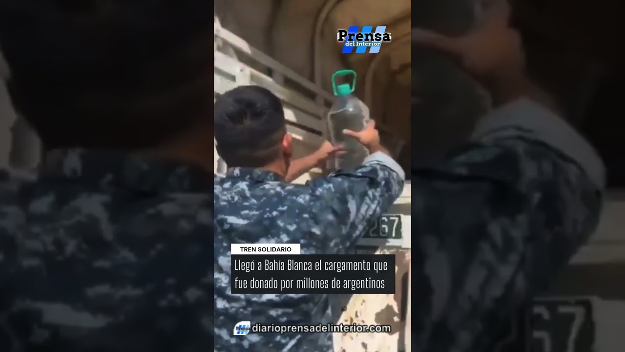 ASÍ LLEGABA EL TREN SOLIDARIO