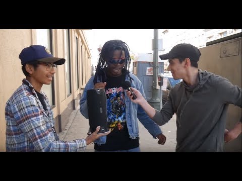Ozzy Ozz - Clout Digga Ft Zeus Stunna (Asking RANDOM People to Freestyle (PART 3) Rapper)