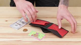 Кожаное матовое портмоне унисекс Grande Pelle 11542 черный