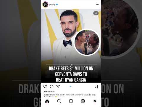 DRAKE JUST BET 1 MILLION ON DAVIS!!!