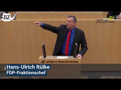 FDP-Mann Hans-Ulrich Rülke verteidigt SPD gegen AfD